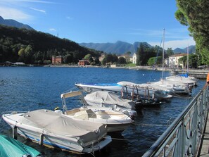 Enjoy water activities from the lakeside pier, where boats are available for fishing and sightseeing.