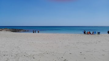 En la playa