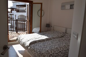 2 bedrooms, iron/ironing board, travel crib, free WiFi