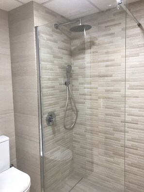 Shower, hair dryer