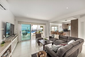 TV - Situated in a quiet development, this front line villa has views to die for (Protaras)