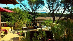 Terrace/patio - Charming apartment for golfers (Saint-Raphaël)