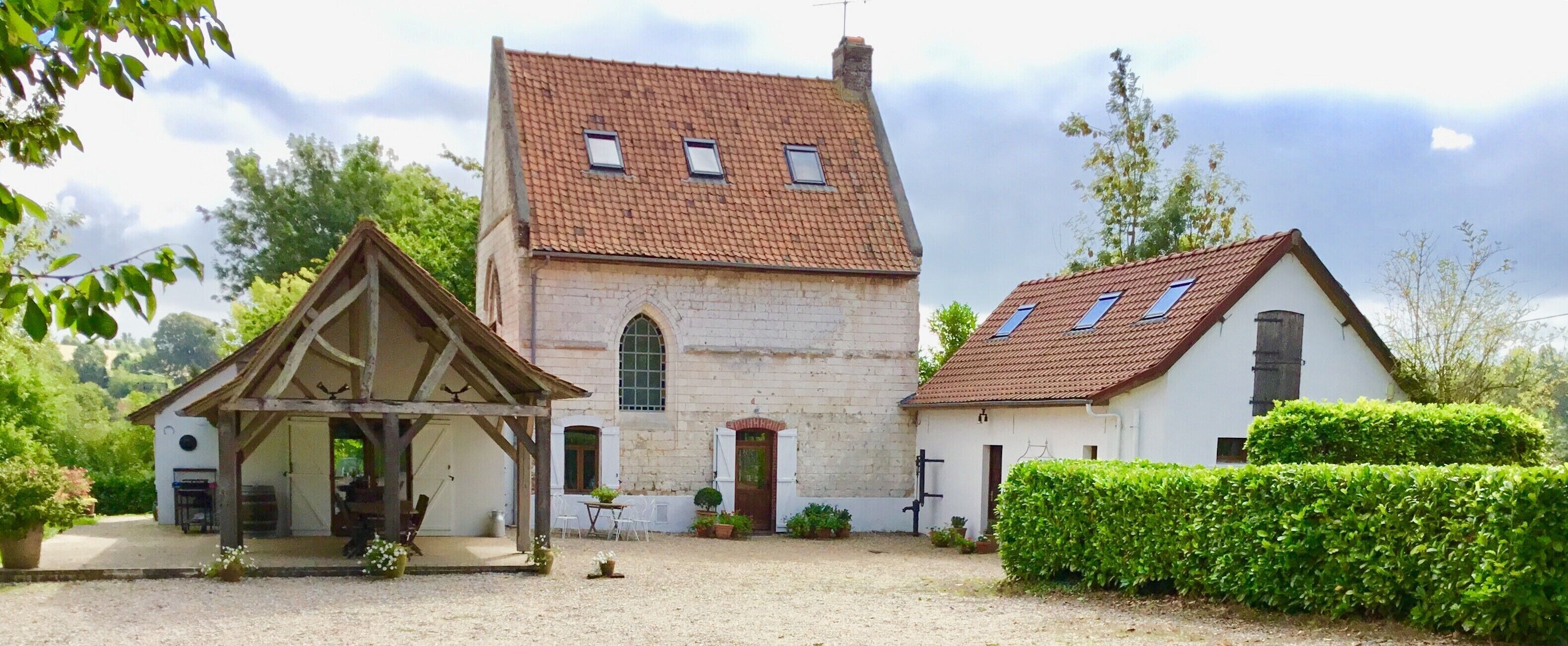 Beautiful, large converted chapel in an acre of landscaped grounds