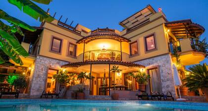 Superbe villa, piscine privée chauffée, bar sur le toit-terrasse, table de billard, à 200m de la plage