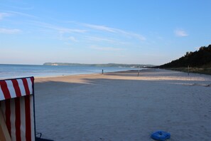 Beach nearby, sun-loungers