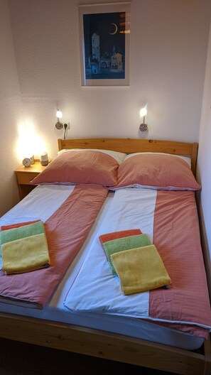 2 chambres, accès au Wi-Fi (inclus), literie fournie