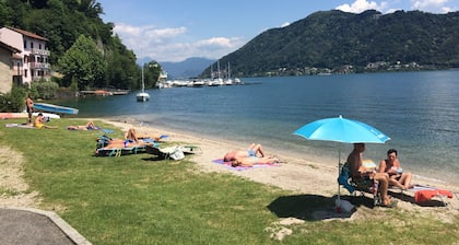 80 m2 grosser 3-Zimmer Hausteil direkt am Luganer See für maximal 4 Personen