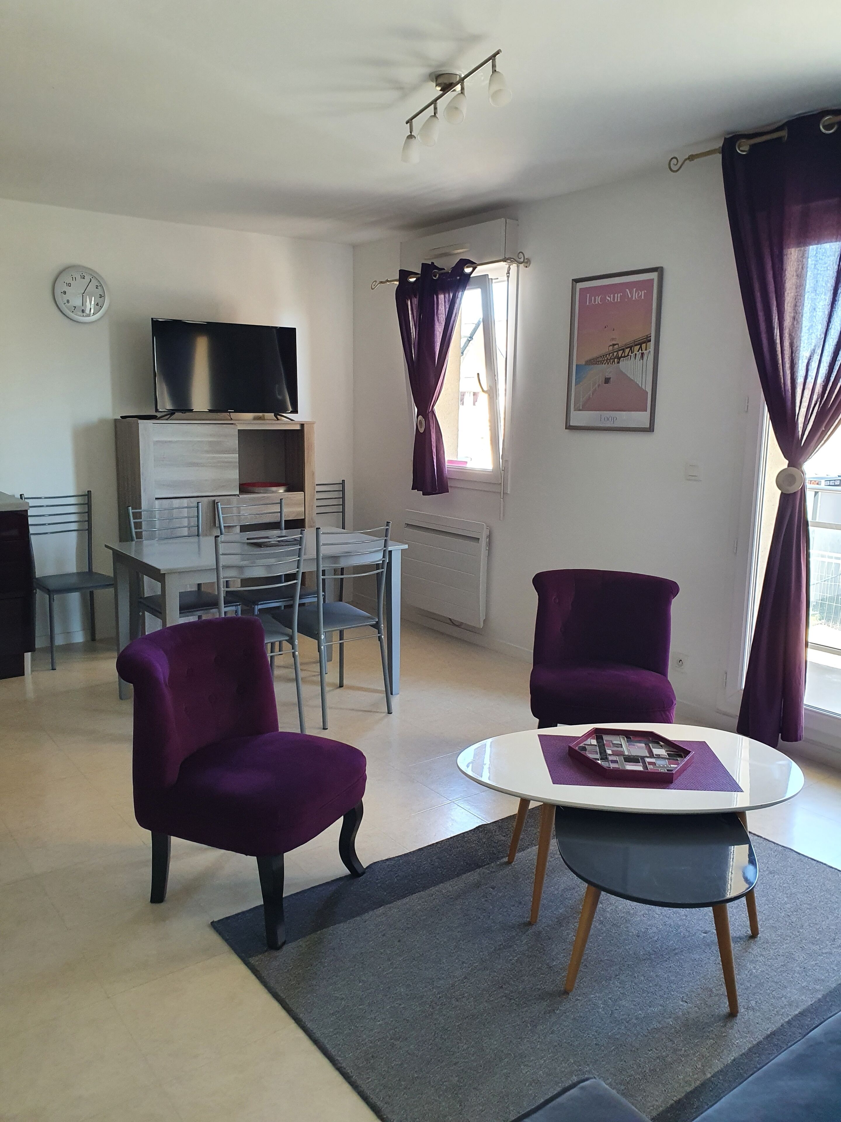 Charming apartment in small residence seaside in Luc sur mer