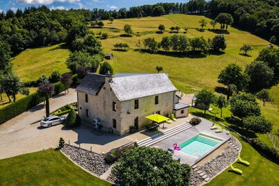 5-star villa with pool and panoramic view Gîte Exception Aveyron Occitanie