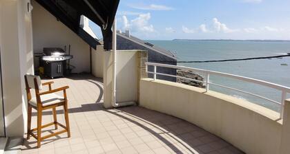 Duplex apartment feet in water Ploemeur - 6 people