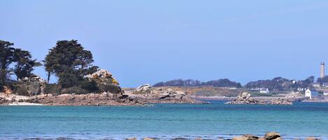 Una playa cerca, sillas reclinables de playa