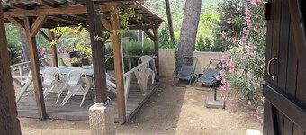 Charmant petit appartement RDC villa avec coin jardin