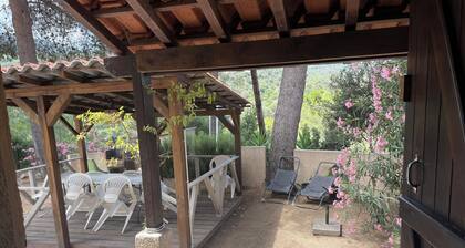 Charming little ground floor apartment villa with garden area