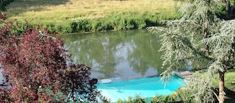 Maison av accés piscine&tennis entre forêt et rivière proche Fontainebleau