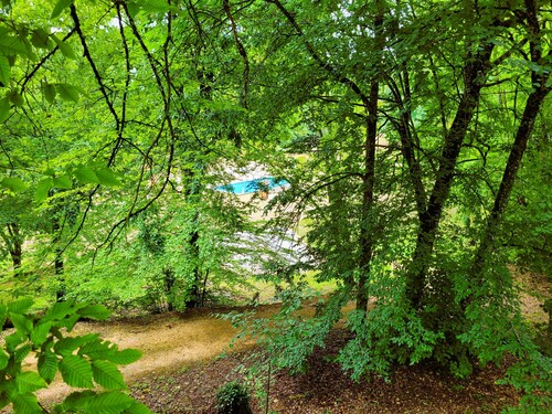 House for 15 people in Salat, 100 m2 heated shared pool, wifi