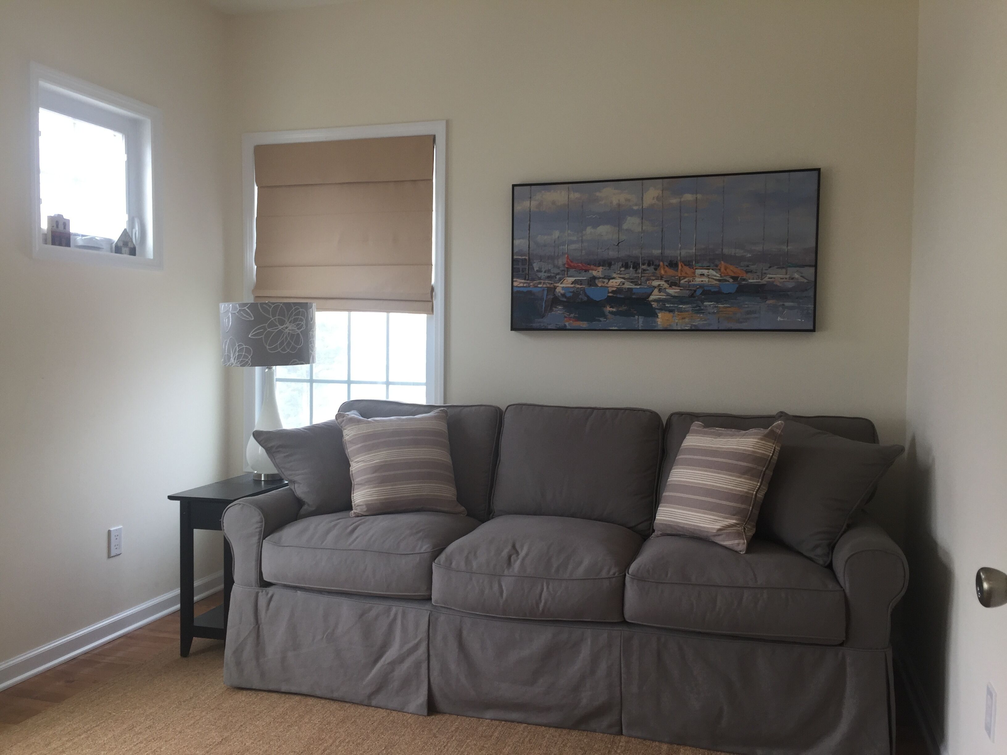 Bayfront with dock and fire pit, @ Harris Harbor, Beach  Haven Park, LBI