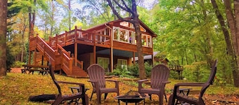 Lake Lanier Escape - Secluded Cabin on Quiet Cove with Two-Story Dock