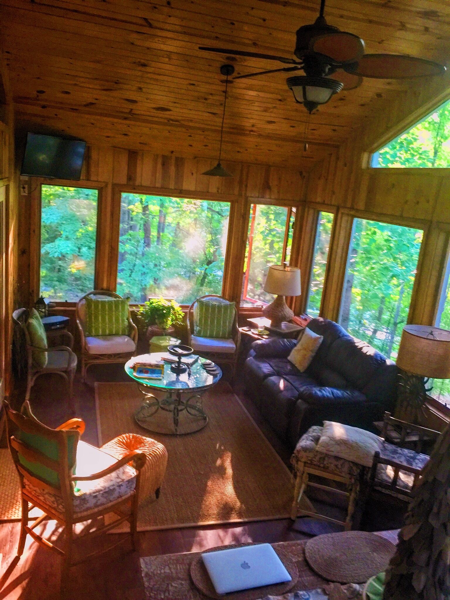  Lake Lanier Escape  with  New 2-Story Dock and recliners, table