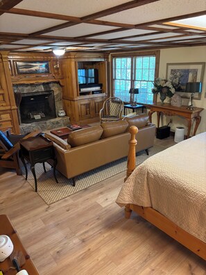 Smart TV, fireplace, video games, books - Lake Lanier Escape - Secluded Cabin on Quiet Cove with Two-Story Dock (Dawsonville)