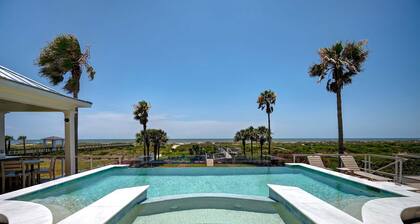 'Belle Mer'~ OCEAN FRONT, PRIVATE POOL, HOT TUB, ELEVATOR