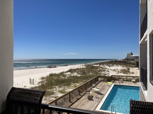 BEACHFRONT CONDO!! You're only seconds from the front door to the sand!