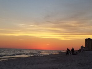Sun loungers, beach towels