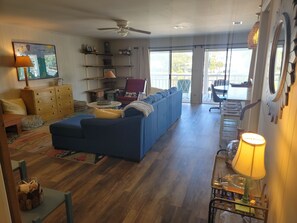 Smart TV, DVD player, books