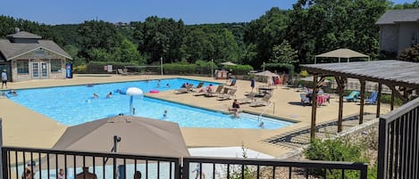 Indoor pool, a heated pool