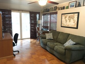 Smart TV, chimenea, videojuegos y reproductor de DVD 