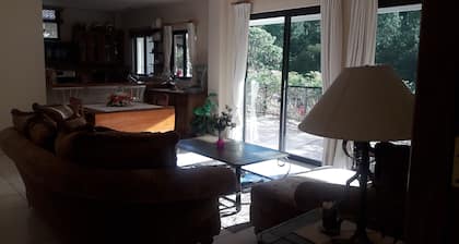 Mountain cool Valle Escondido resort luxury apt overlooking creek & golf course.