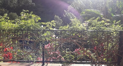 Mountain cool Valle Escondido resort luxury apt overlooking creek & golf course.