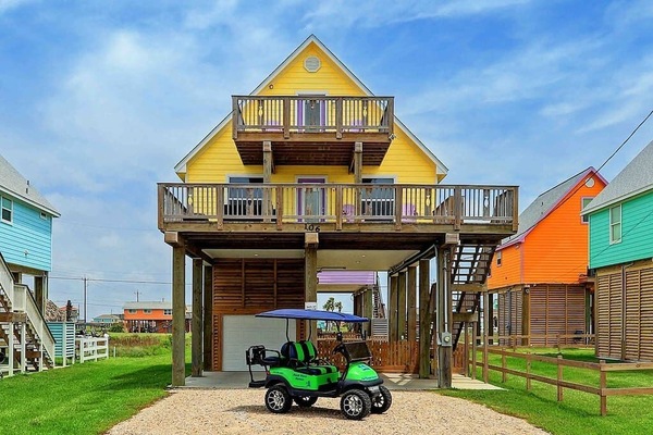 Ask about our low rates to rent the golf cart.
