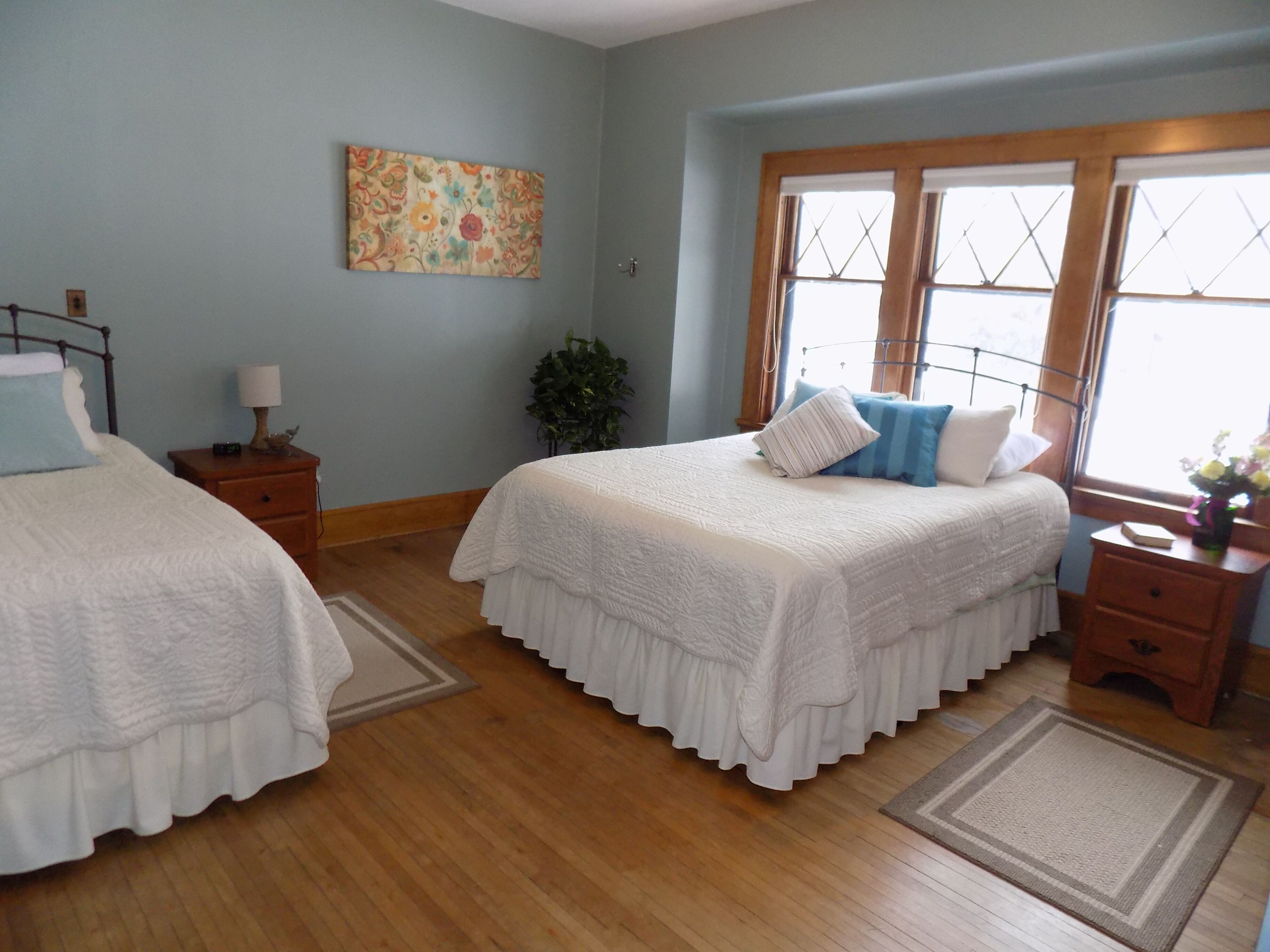 Warm, spacious prairie style home with all the comforts of your home.