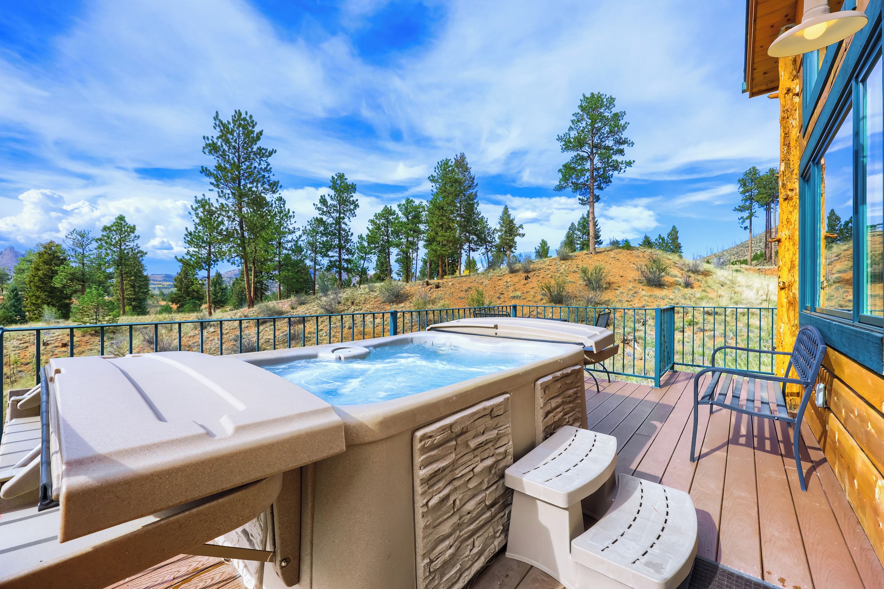 Hot tub, mountain views, and absolutely nowhere else you need to be