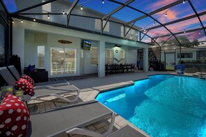 A heated pool - Amazing 6B/4B WH Disney Home- free pool & spa heat (Kissimmee)
