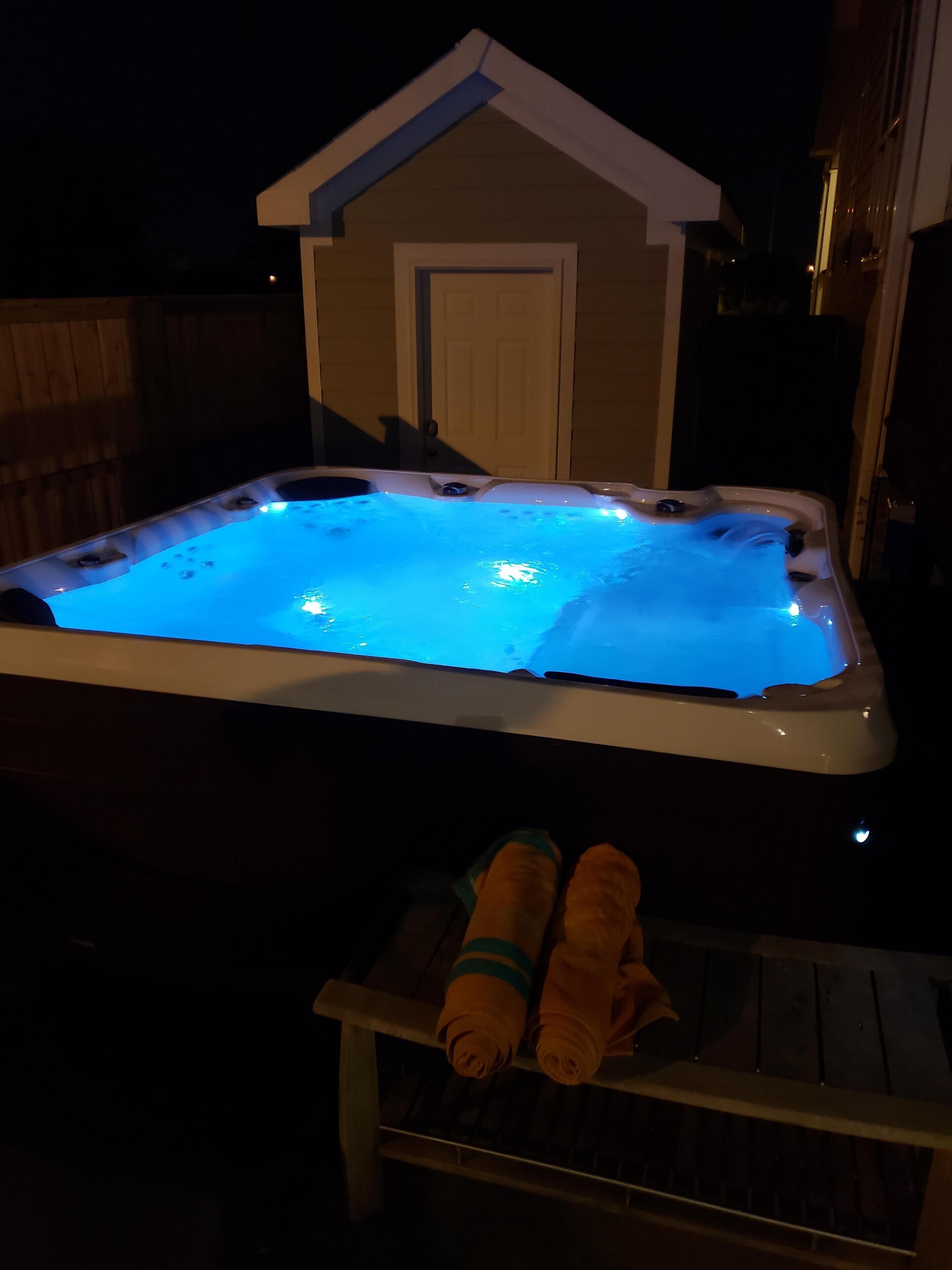 Bain à remous extérieur