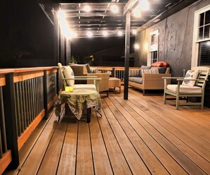 Night shot of your deck