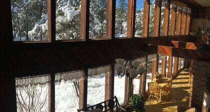 Rustic retreat -So much fun - log playground, hot tub, concrete game court