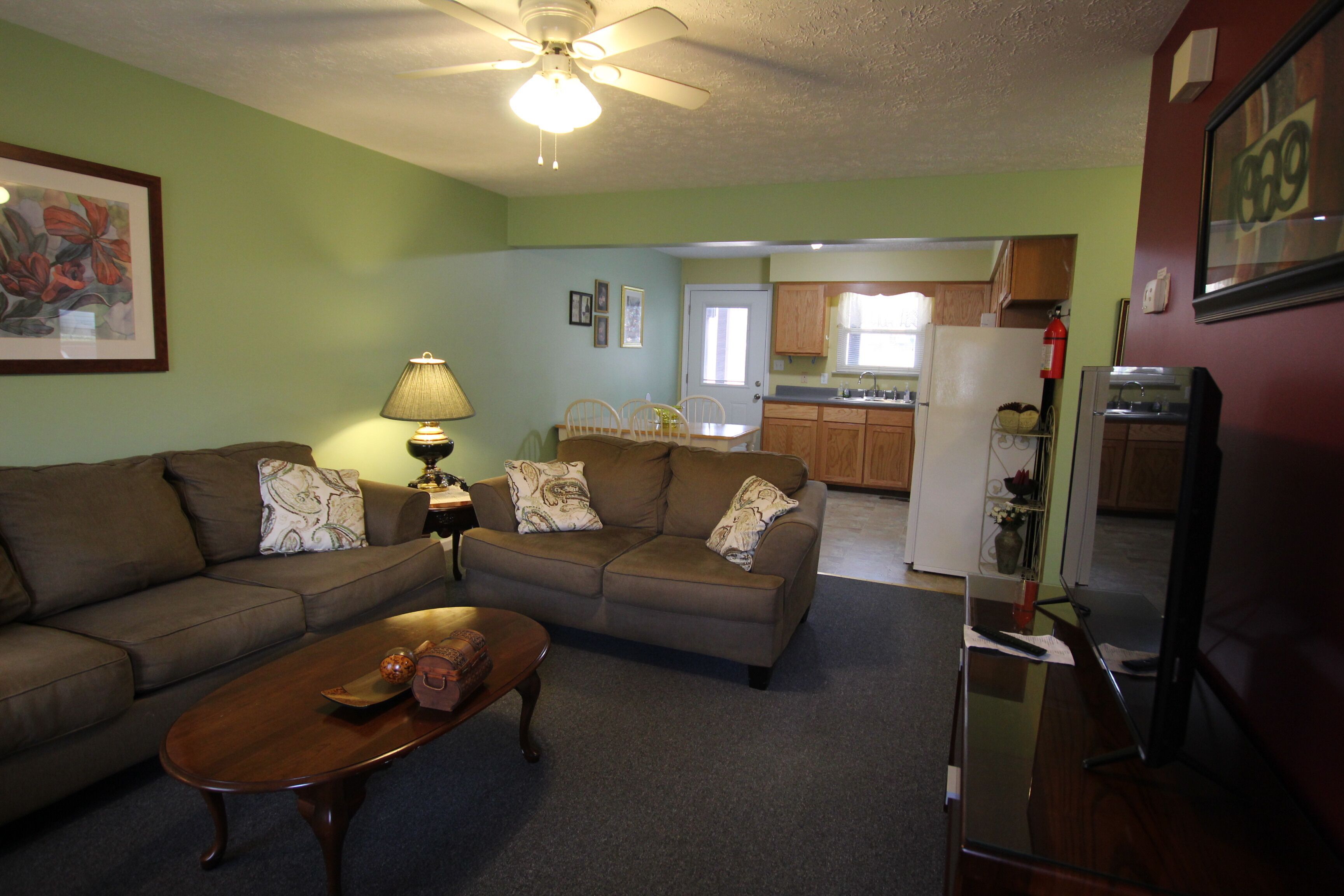 Clean, comfortable, updated 2 bedroom 1 bath condo overlooking pool.