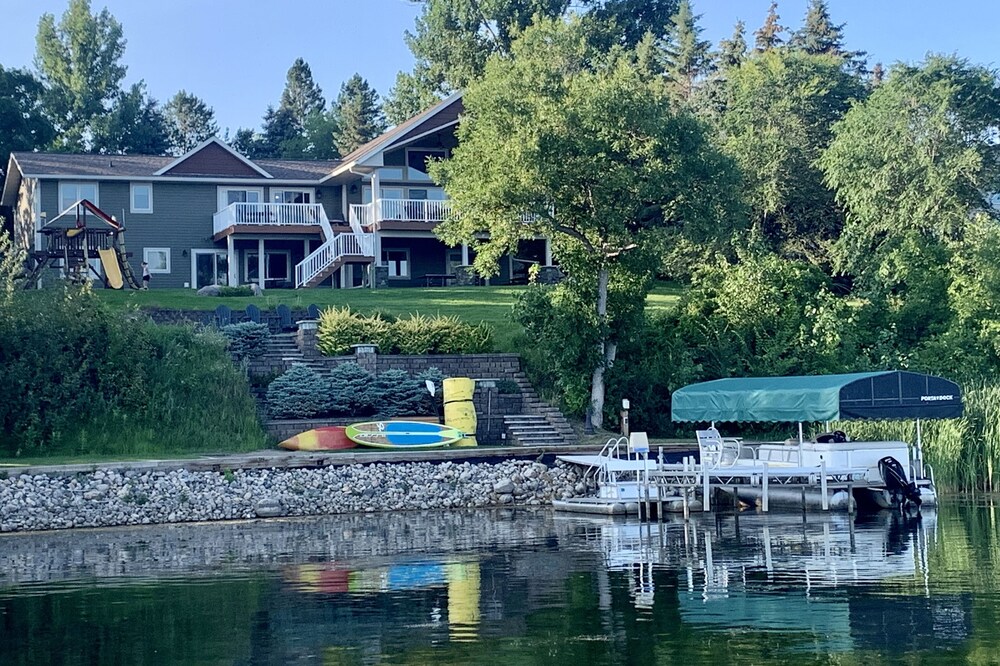 Lake Home for All Generations - 22 Foot Pontoon, Large Covered Deck, Play System