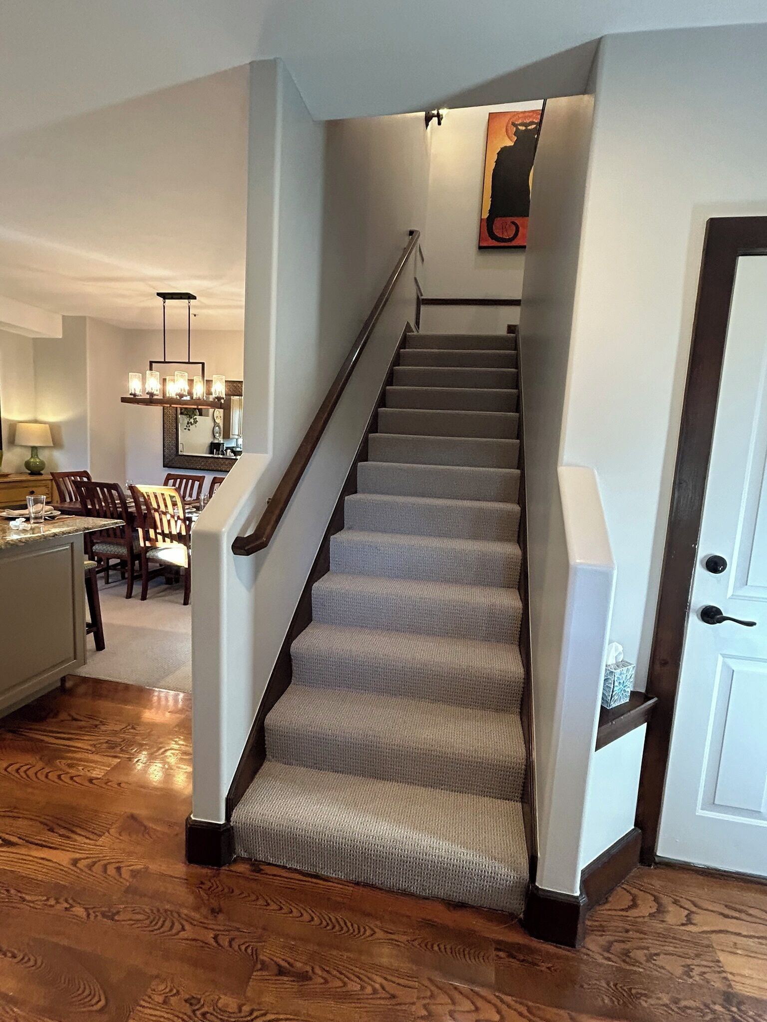 Stairs to upper bedrooms.