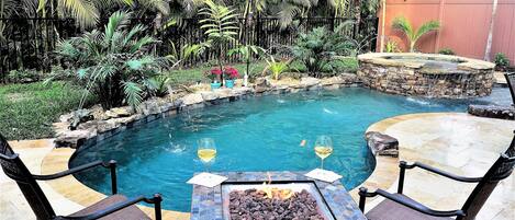 Außenpool, beheizter Pool