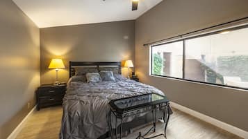 Desk, iron/ironing board, free WiFi, bed sheets