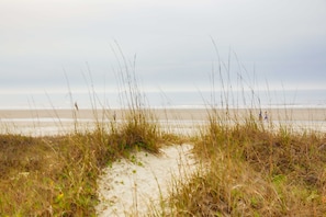 On the beach