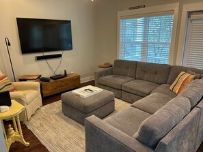 TV, video games, stereo