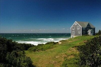 On the front, views of the surf