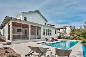 Una piscina climatizada