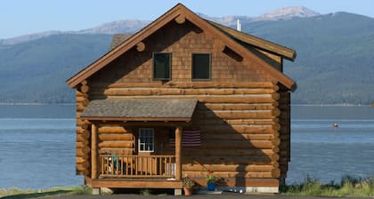Lujo Lake Front Log Home (Menlo Place) a minutos del parque de Yellowstone