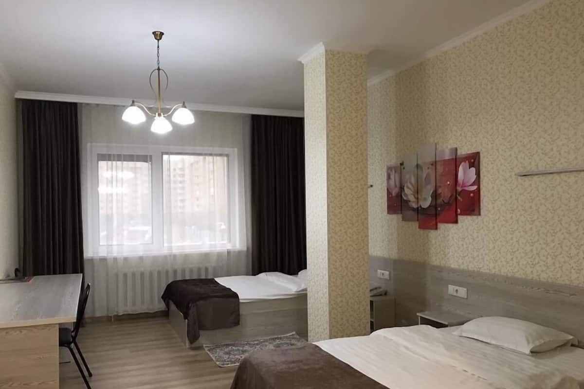 Standard Twin Room, 2 Twin Beds | Desk, blackout drapes, iron/ironing board (on request), WiFi (free)