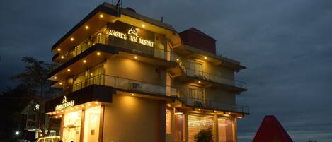 Front of property – evening/night